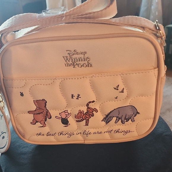 Disney Winnie the Pooh Beige Crossbody Bag - Picture 1 of 5